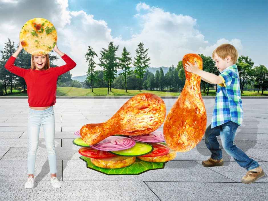Курица с картошкой — игровой набор для кулинарных праздников