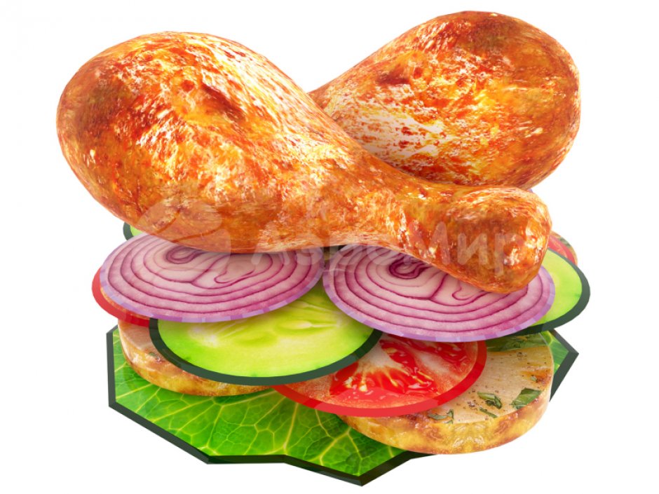 Курица с картошкой — игровой набор для кулинарных праздников