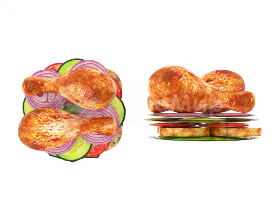 Курица с картошкой — игровой набор для кулинарных праздников