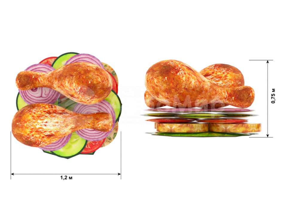 Курица с картошкой — игровой набор для кулинарных праздников