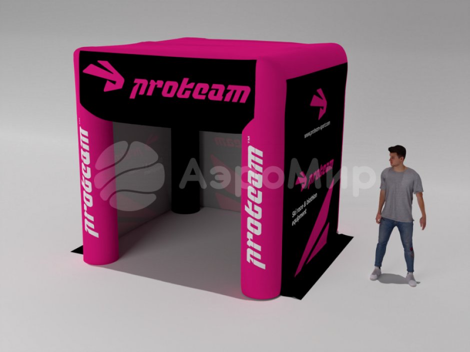 Квадратная надувная палатка