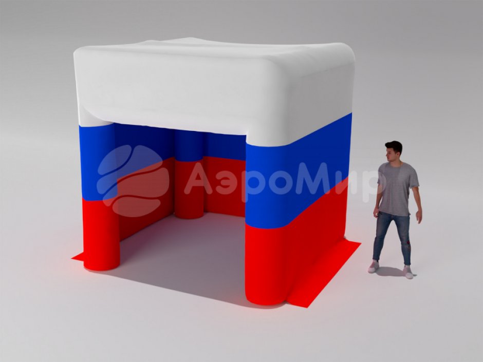 Квадратная надувная палатка