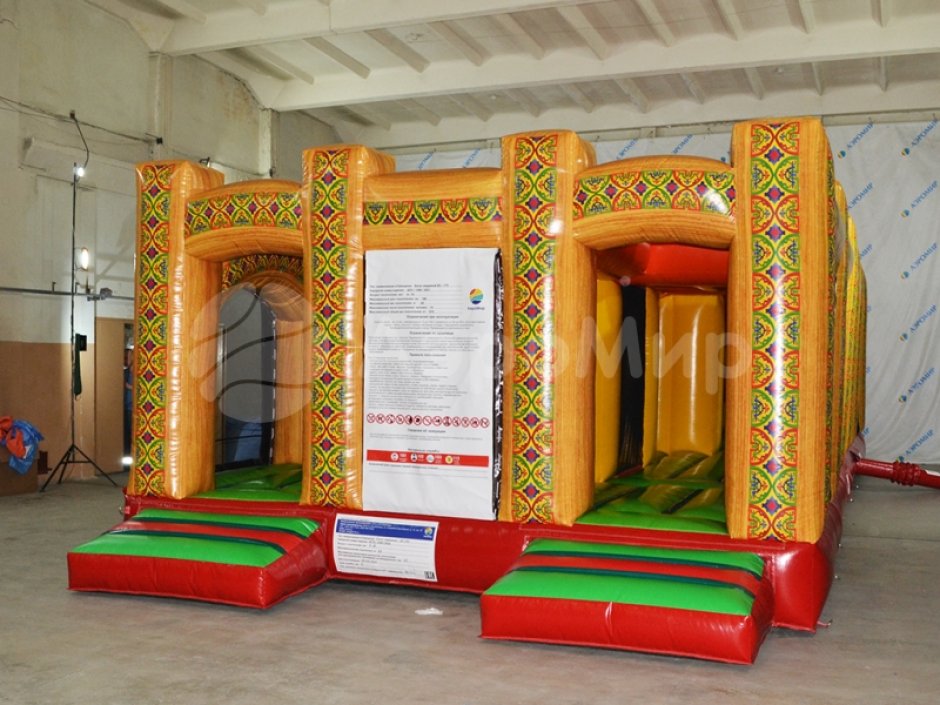 Надувной Лабиринт — дополнительный модуль для батута