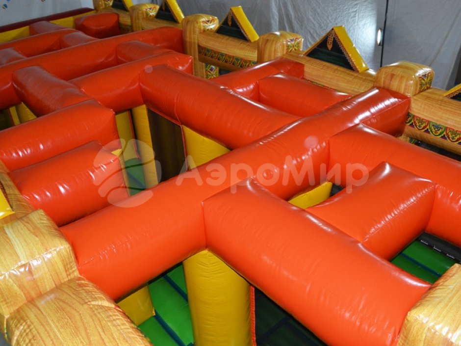 Надувной Лабиринт — дополнительный модуль для батута