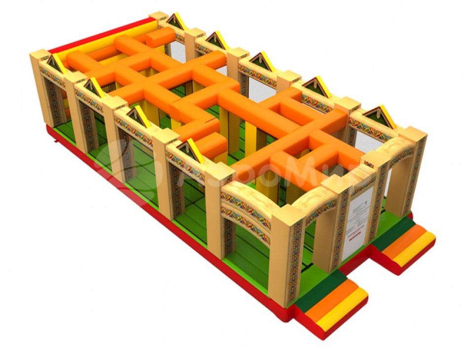 Надувной Лабиринт — дополнительный модуль для батута