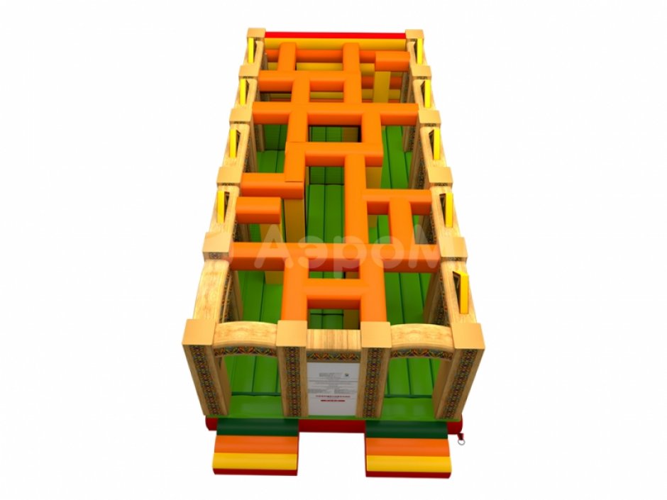 Надувной Лабиринт — дополнительный модуль для батута