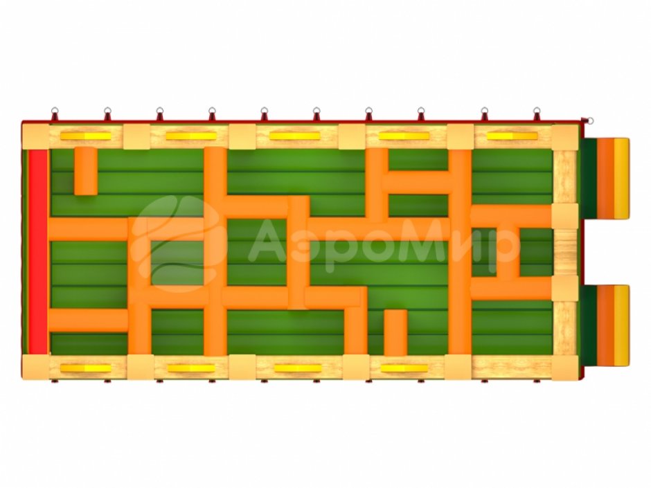 Надувной Лабиринт — дополнительный модуль для батута