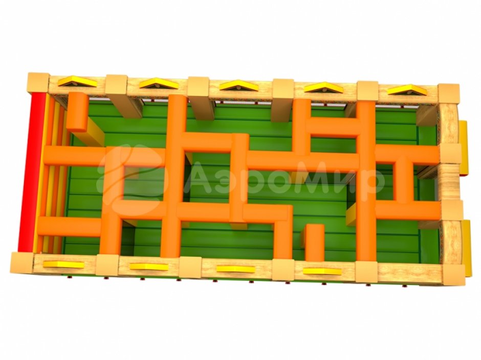 Надувной Лабиринт — дополнительный модуль для батута