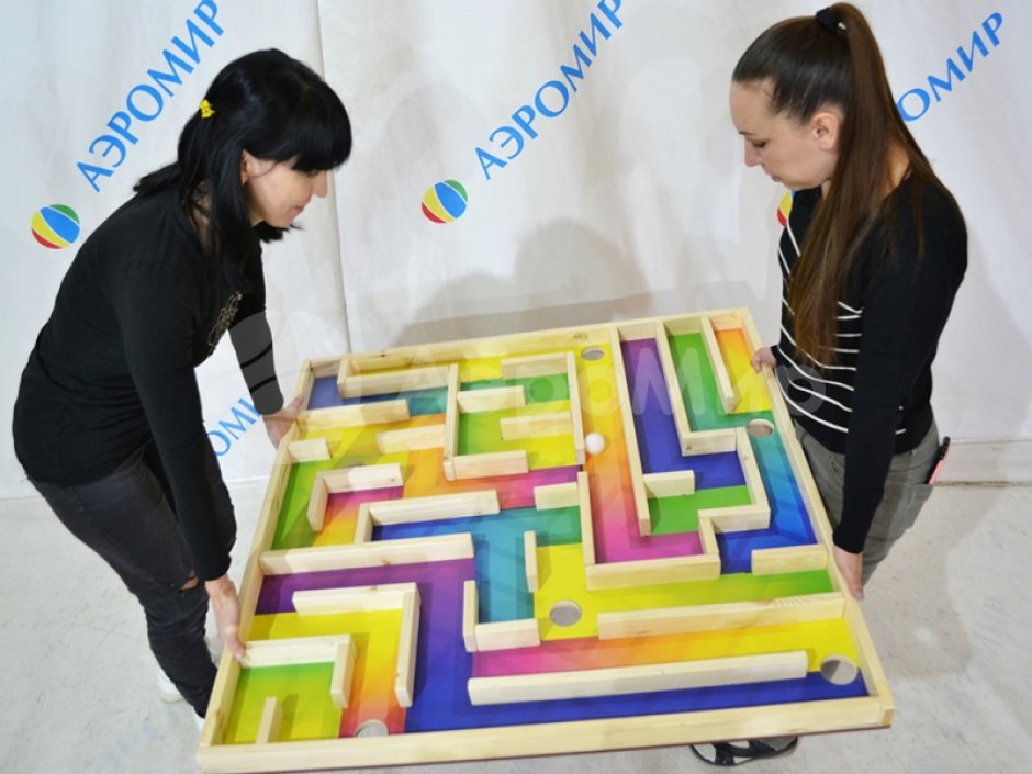 Лабиринт с шариком — командная игра