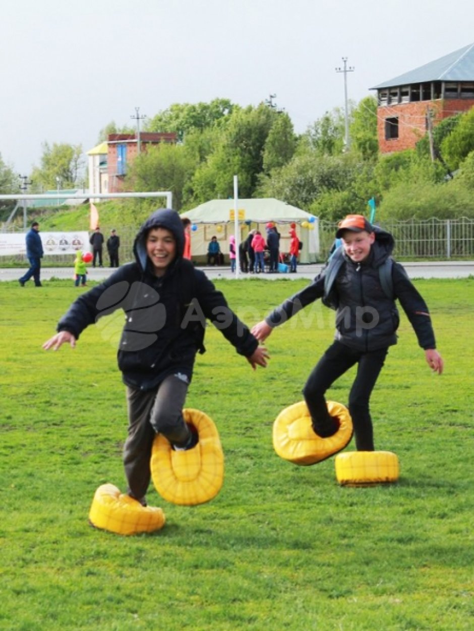 Гигантские лапти — для эстафет, конкурсов и веселых забегов