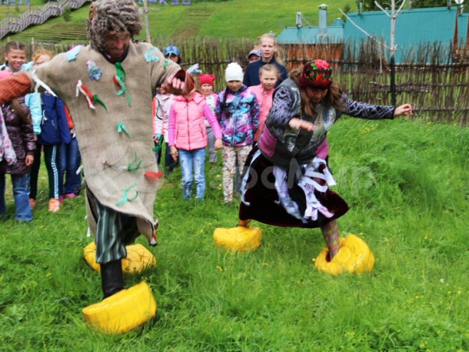 Народные забавы — комплект командных аттракционов для игр, развлечений и забав