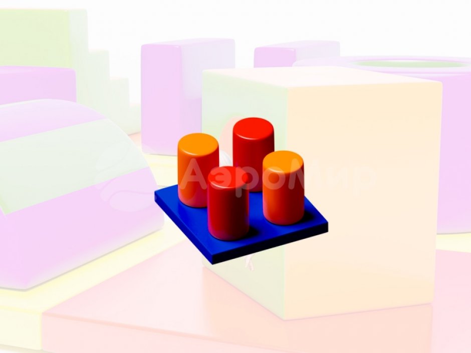 Мягкий игровой модуль Лес - элемент мягкой полосы