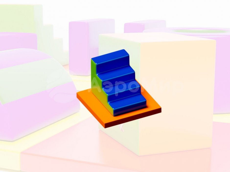 Мягкий игровой модуль Лестница - элемент мягкой полосы