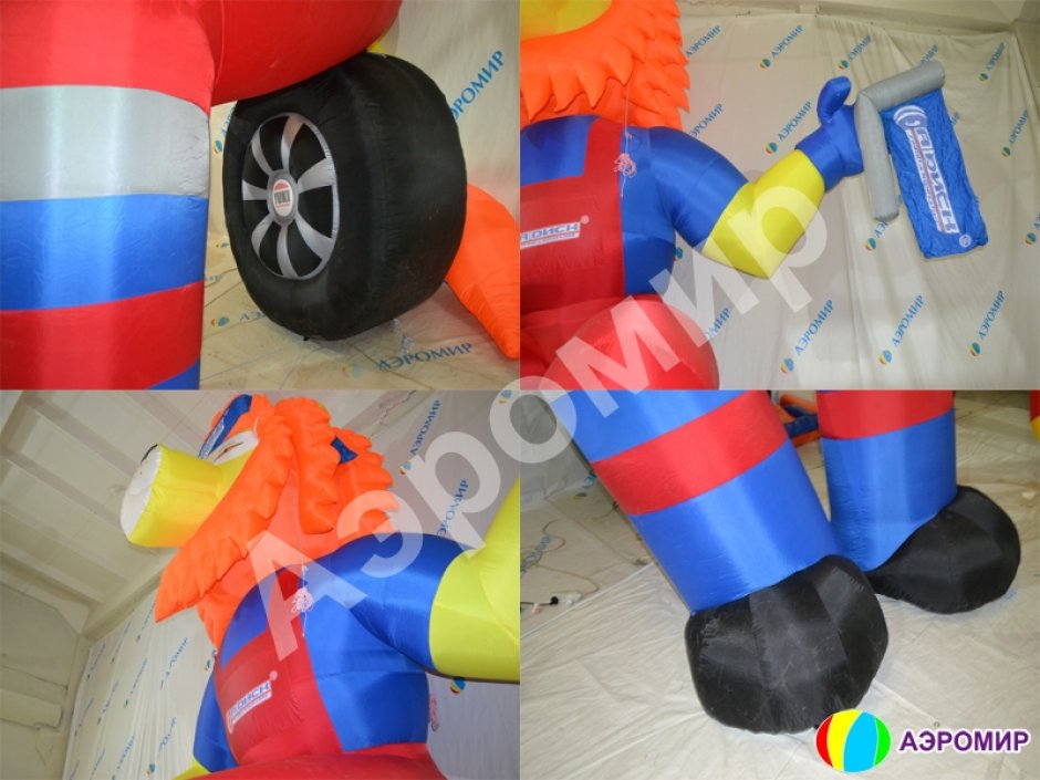 Фигура льва на колесе Уценка — отказная позиция