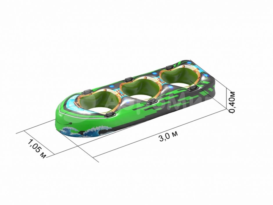 Надувная Лодочка — командная игра для эстафет и развлечений