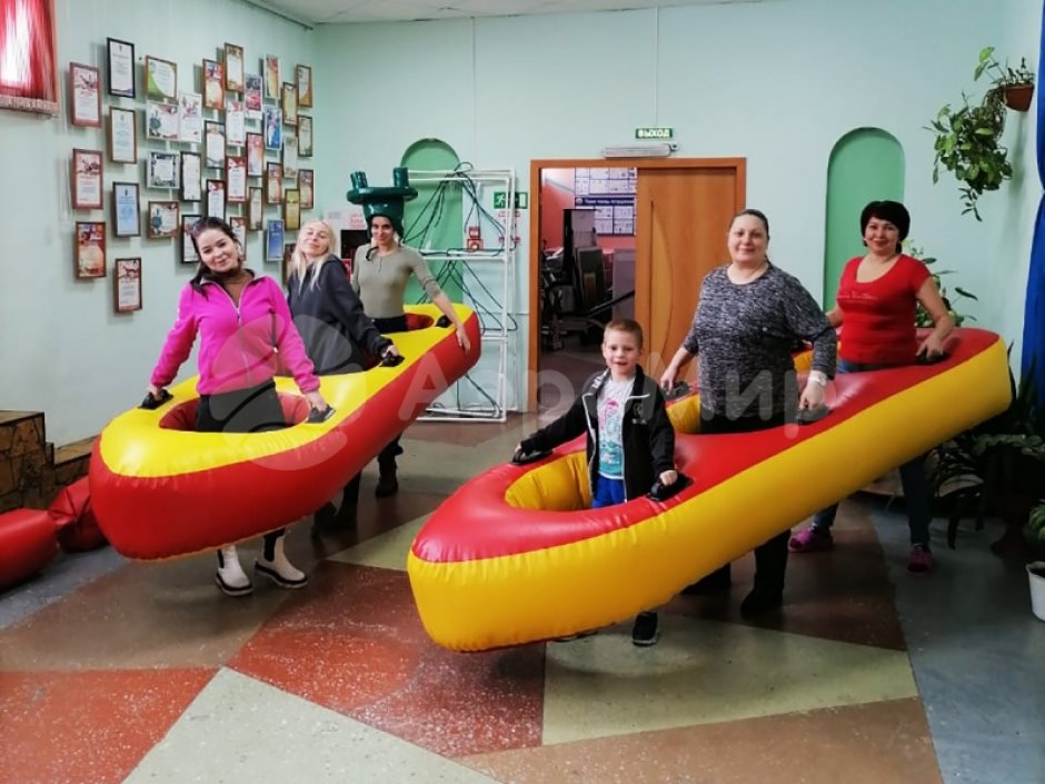 Надувная Лодочка — командная игра для эстафет и развлечений