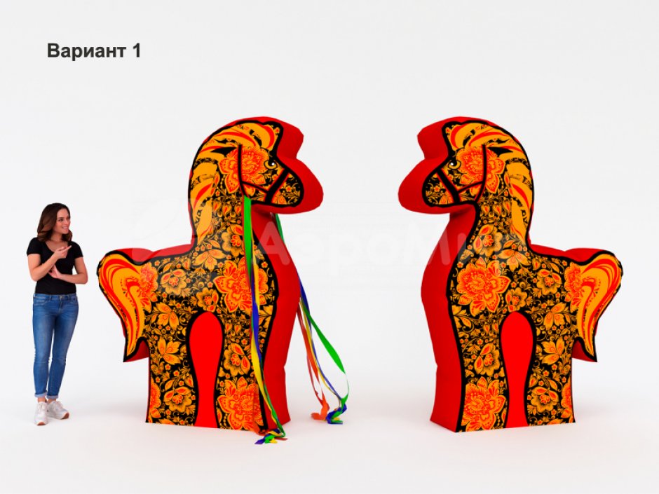 Декоративная фотозона — Лошадка для улиц и помещений