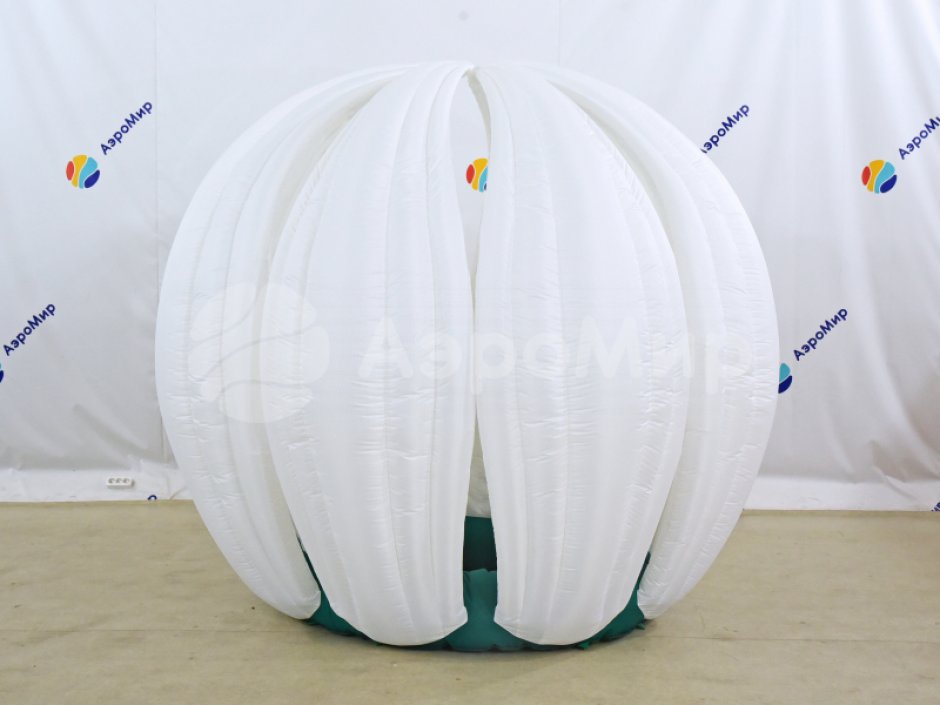 Надувной цветок Лотос с раскрытием закрытием лепестков с подсветкой