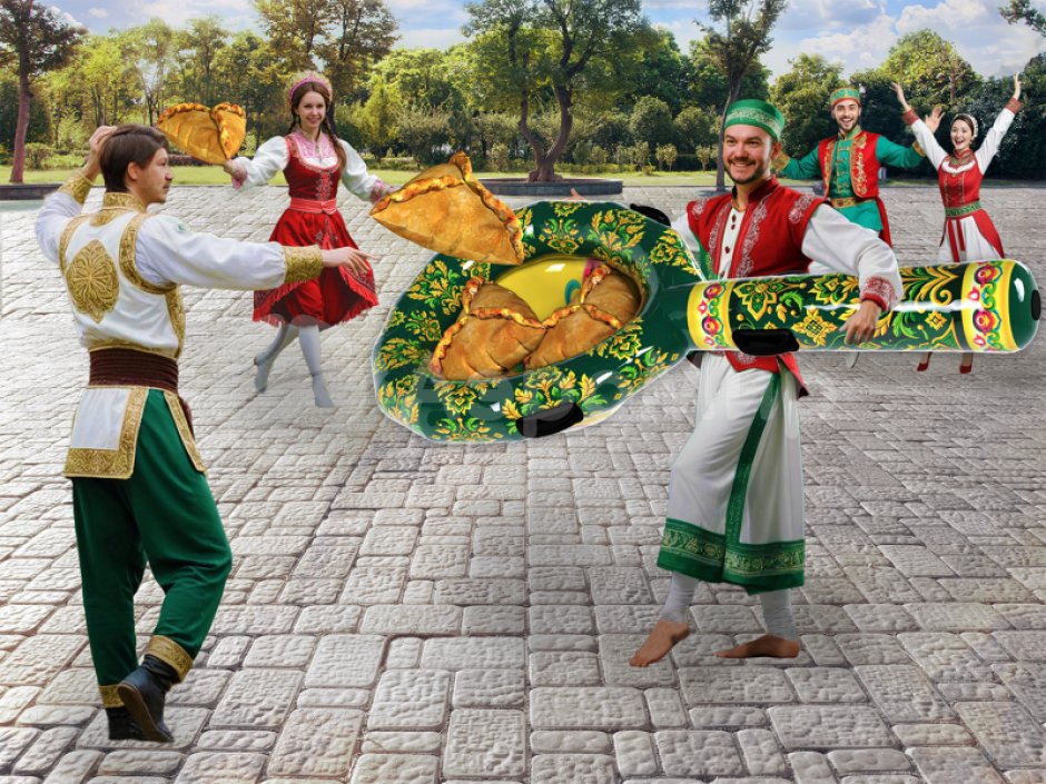 Командный игровой реквизит Гигантская ложка для игр и развлечений