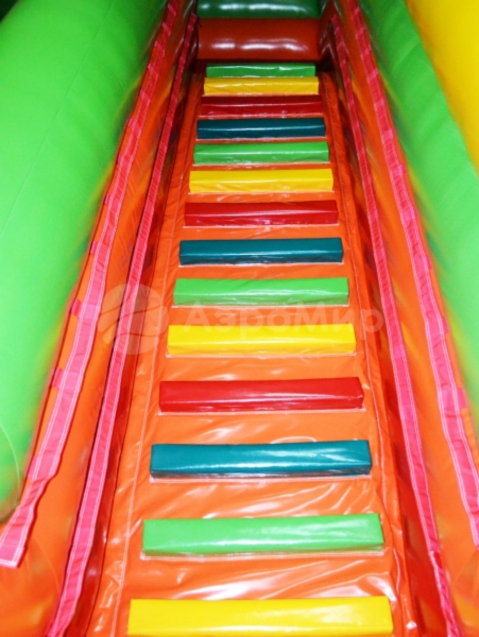 Надувной батутный комплекс Лукоморье — большой коммерческий аттракцион на 85 м²