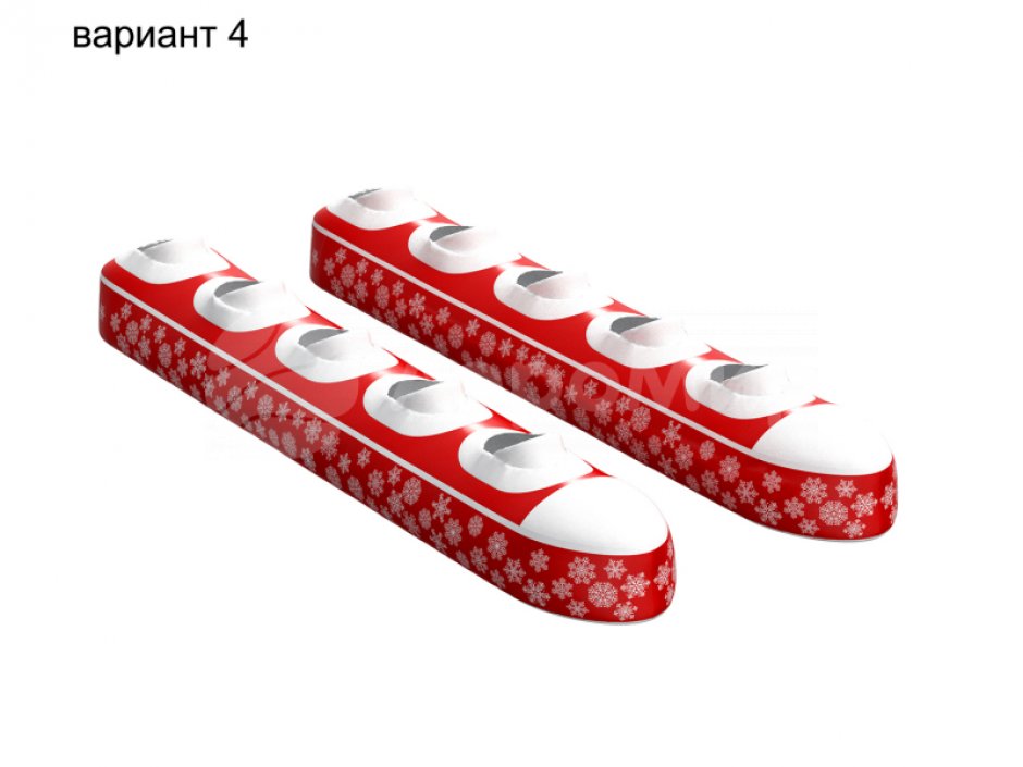 Игровой реквизит Мягкие командные лыжи