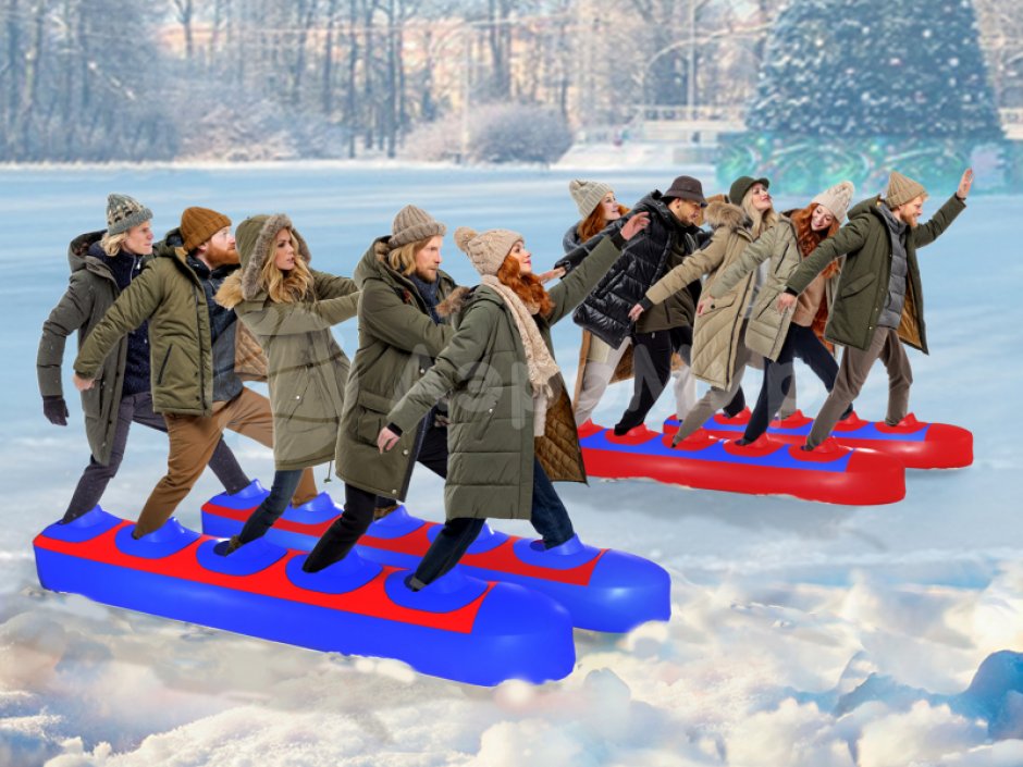 Игровой реквизит Мягкие командные лыжи