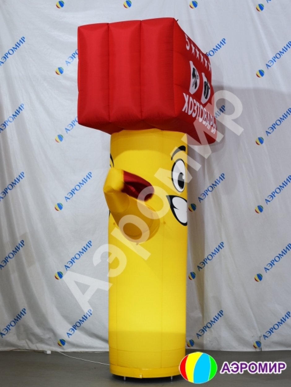 Надувной молоток — фигура-инструмент с машущей рукой  