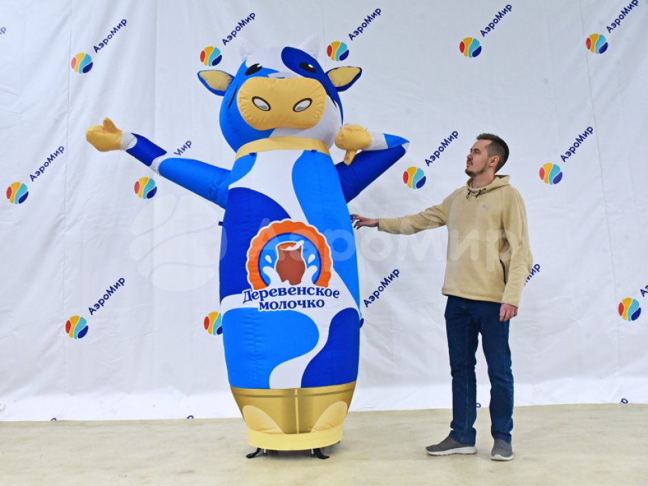 Аэромен машет рукой сложной стилизованной формы для любых отраслей бизнеса