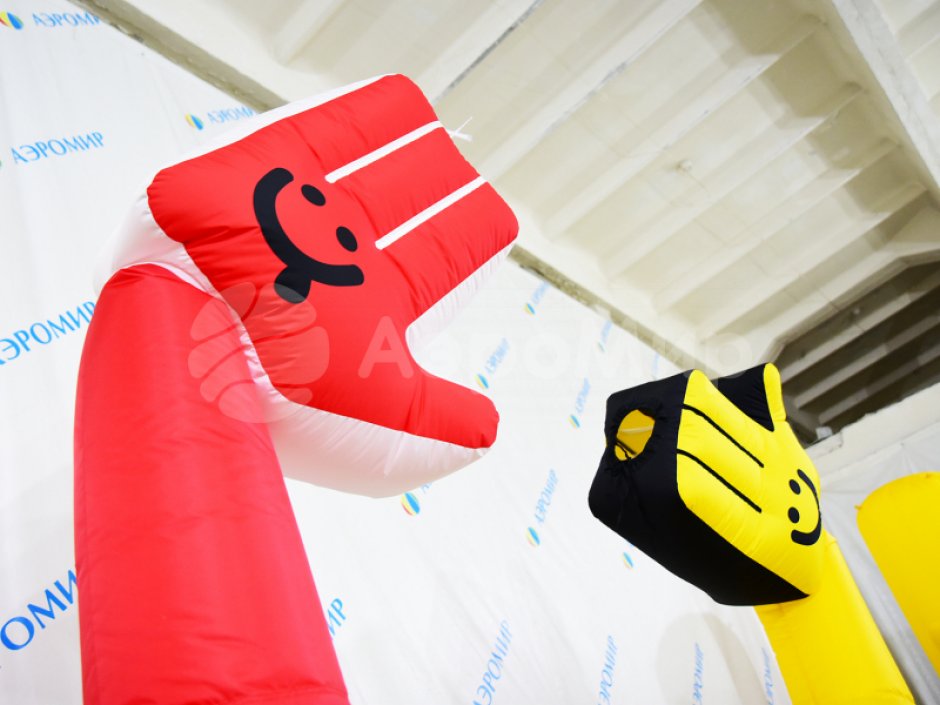 Танцующая труба — с шаром или с фигурой произвольной формы