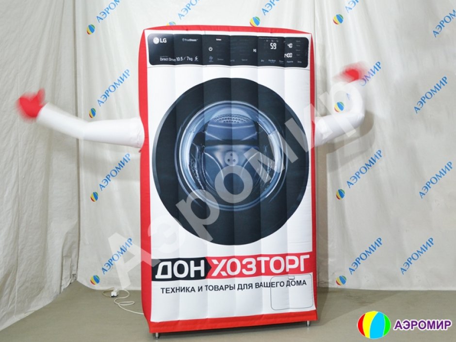 Универсальный рекламный носитель с эффектом машущей руки