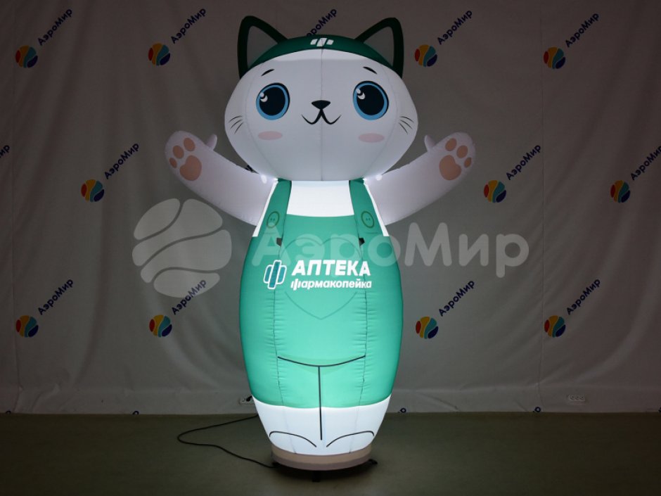 Аэромен машет рукой сложной стилизованной формы для любых отраслей бизнеса