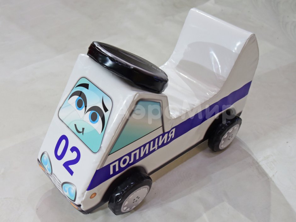 Мягкий модуль «Машинка» на колесиках