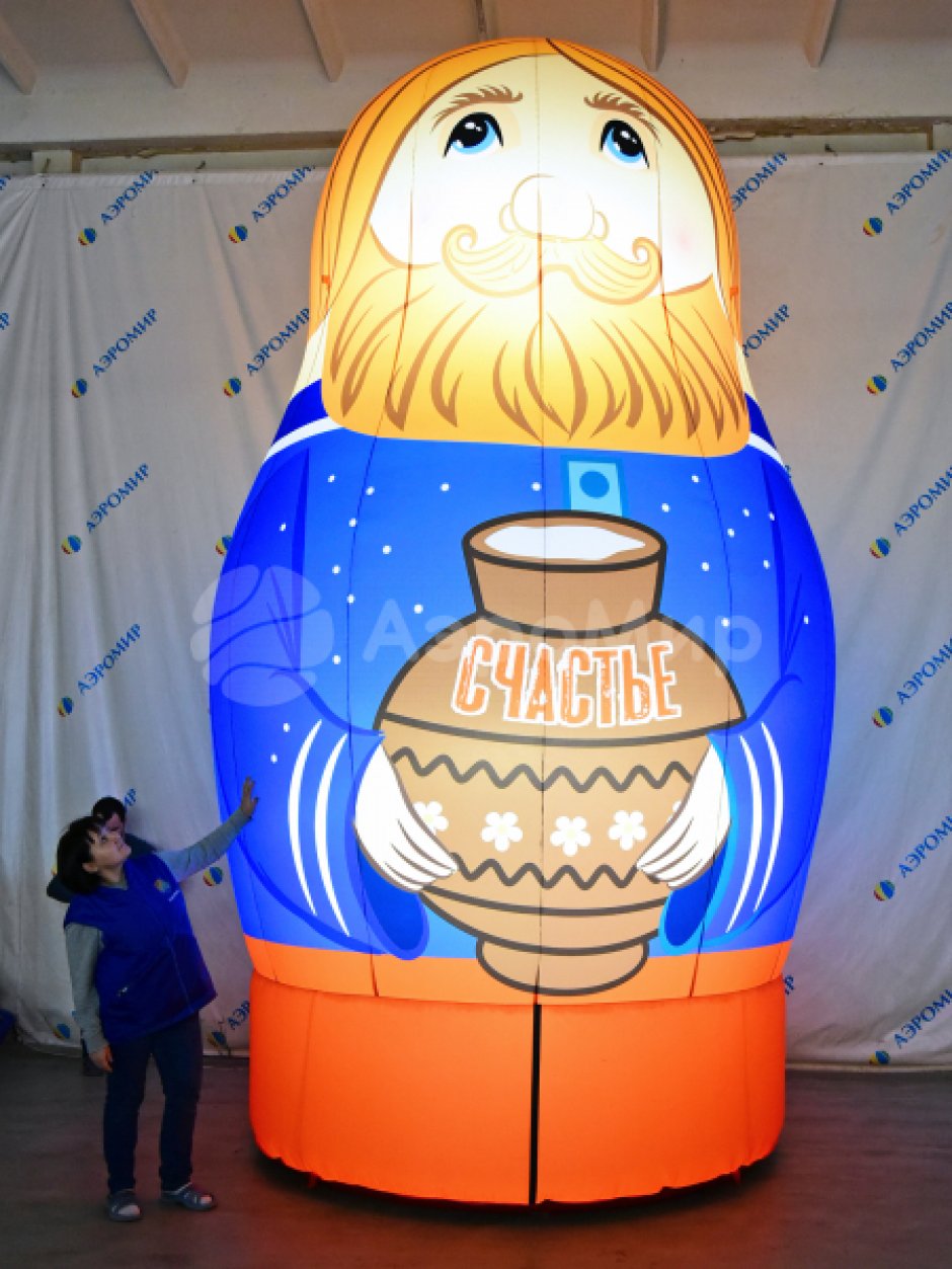 Надувная Русская матрешка — большие матрешки, авторский дизайн
