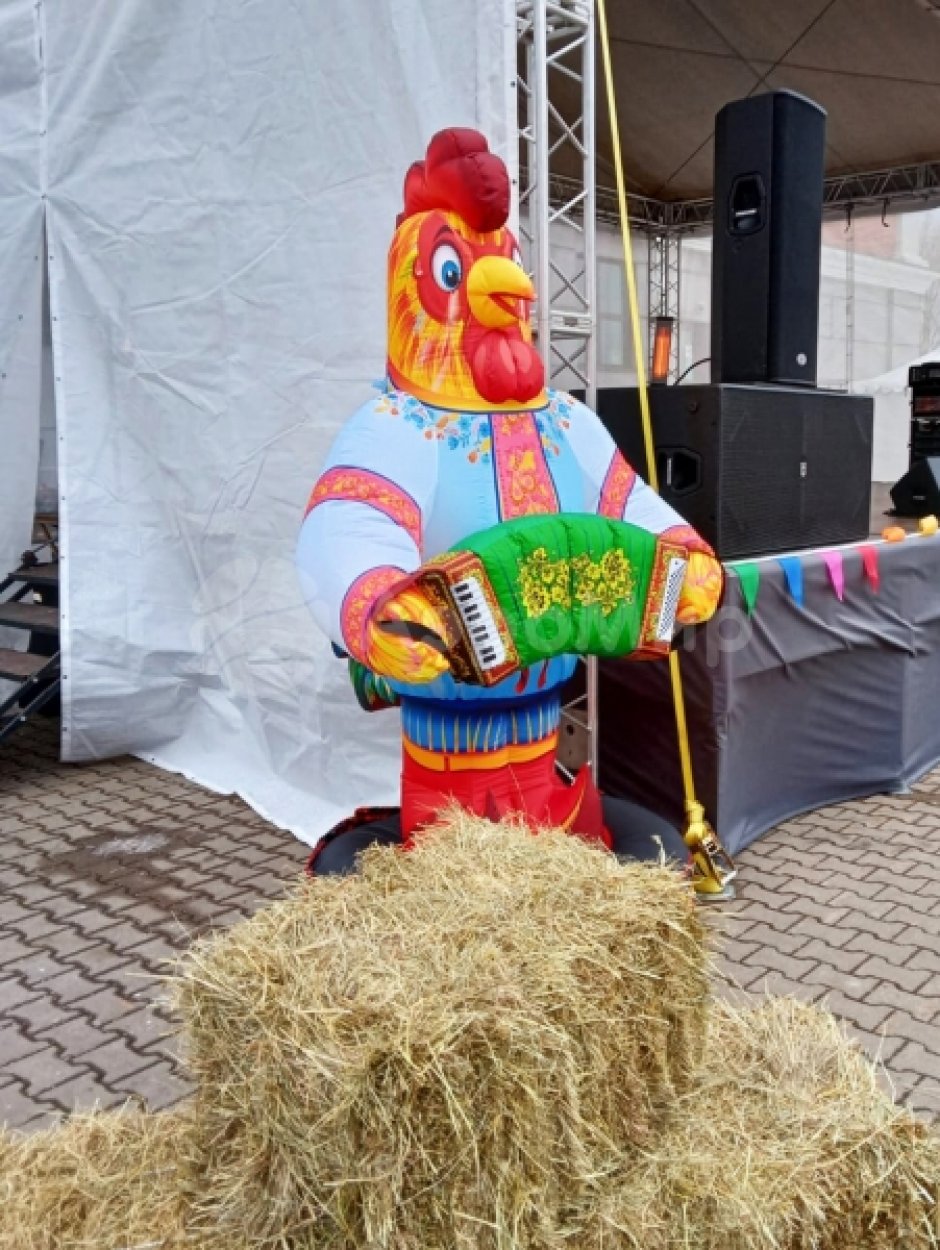 Петушок с гармошкой — на Масленицу, выставку или ярмарку