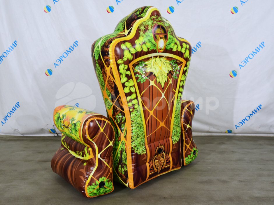 Надувной трон, праздничное кресло