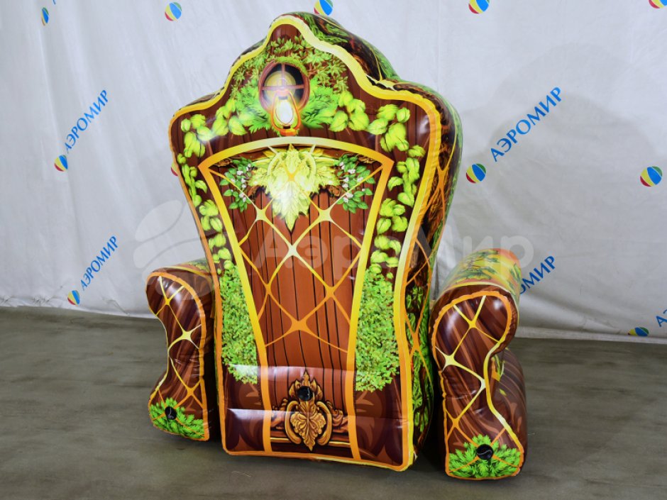 Надувной трон, праздничное кресло