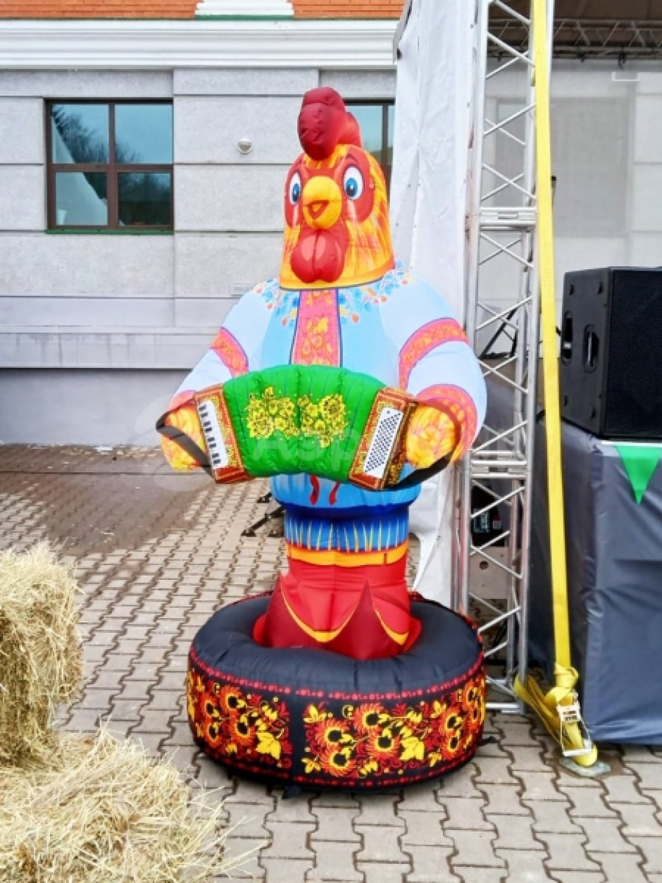 Петушок с гармошкой — на Масленицу, выставку или ярмарку