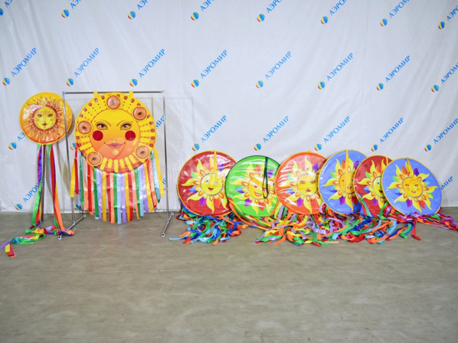Солнышко с лентами — на Масленицу, Ярмарку или Выставку