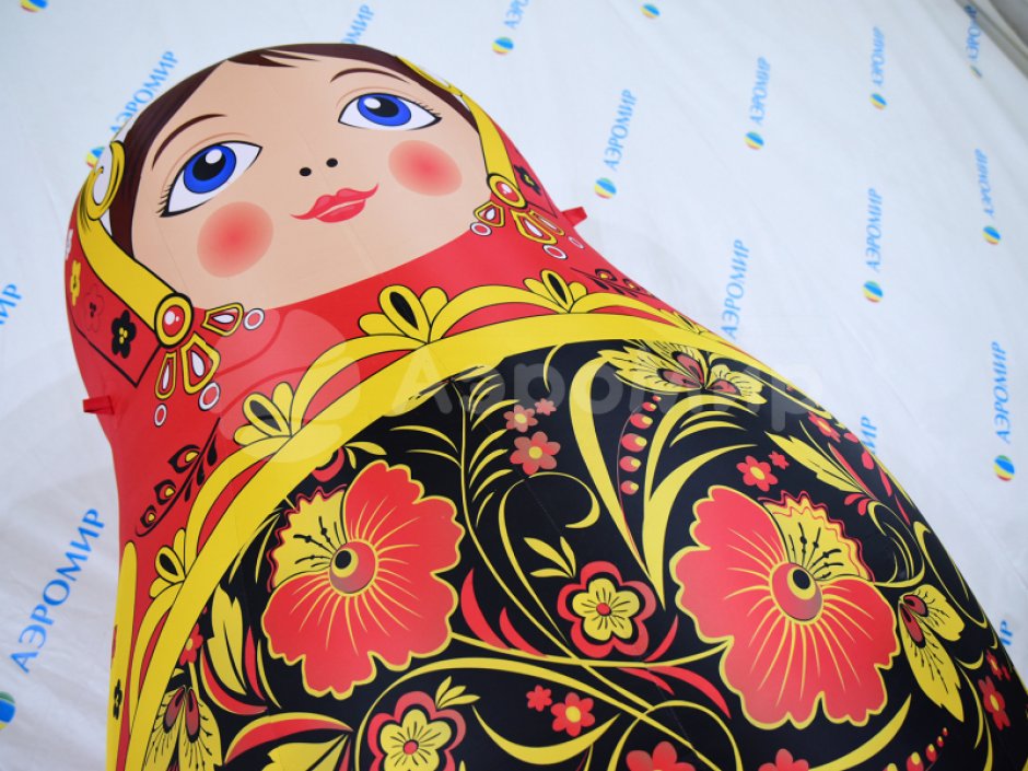 Надувная Русская матрешка — большие матрешки, авторский дизайн