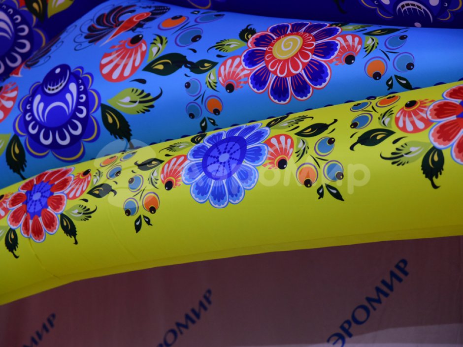 Надувная арка Избушка с декором к Масленице, Ярмаркам