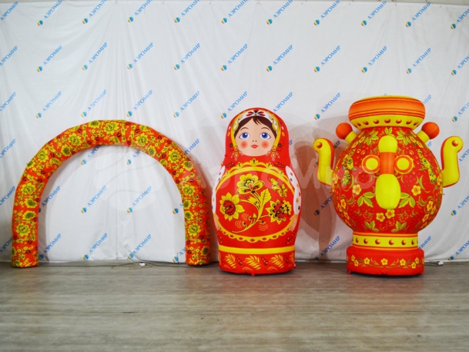 Надувная Русская матрешка — большие матрешки, авторский дизайн