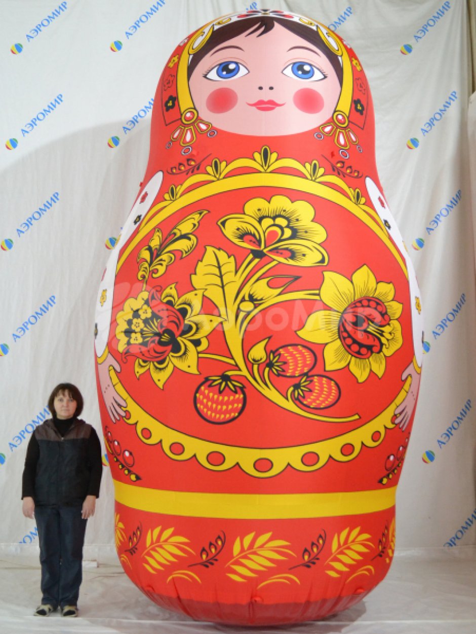 Надувная Русская матрешка — большие матрешки, авторский дизайн