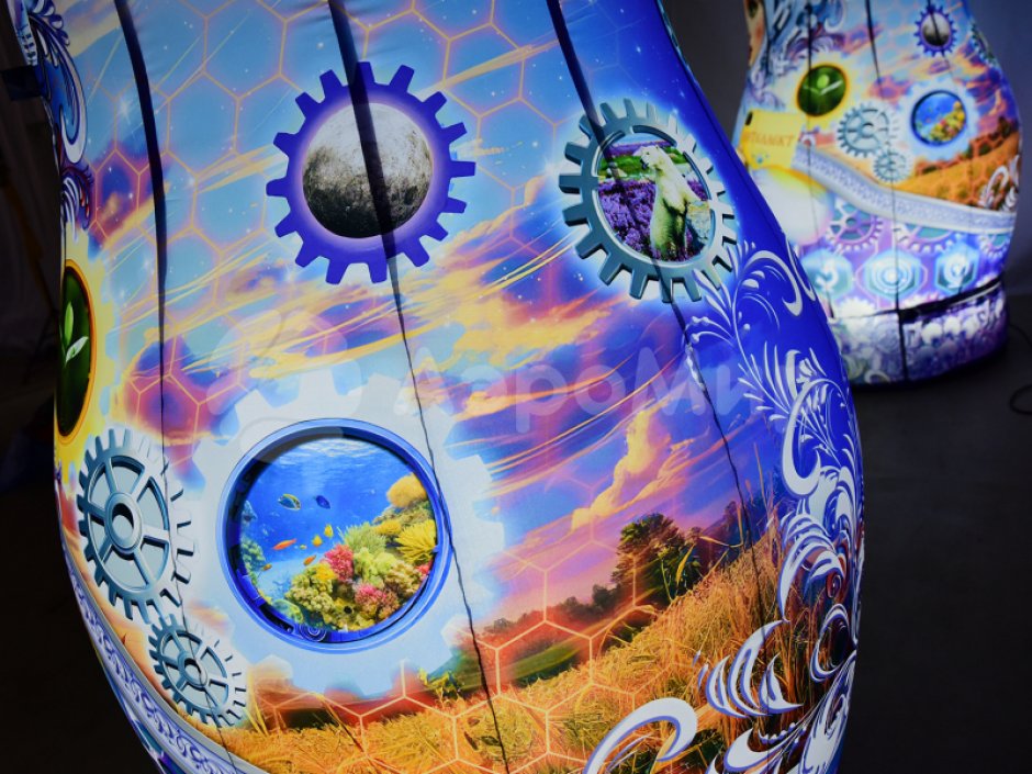 Надувная Русская матрешка — большие матрешки, авторский дизайн