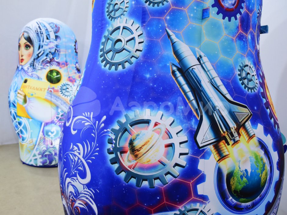 Надувная Русская матрешка — большие матрешки, авторский дизайн