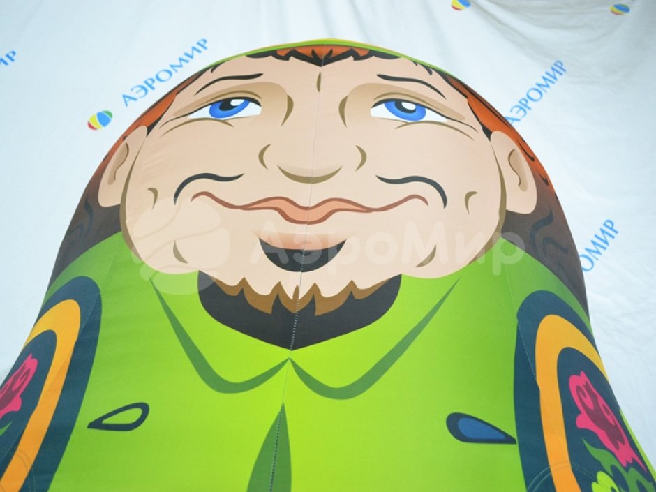 Национальные надувные матрешки — яркие образы для оформления и привлечения внимания