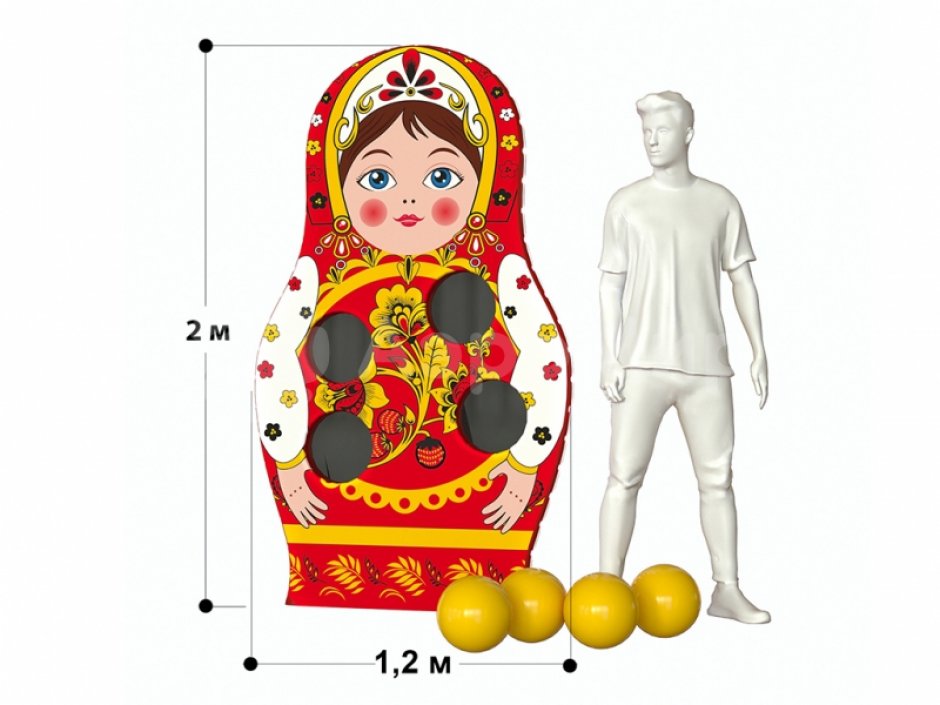 Матрёшка-тир — игра на меткость и точность