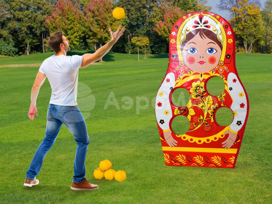 Матрёшка-тир — игра на меткость и точность