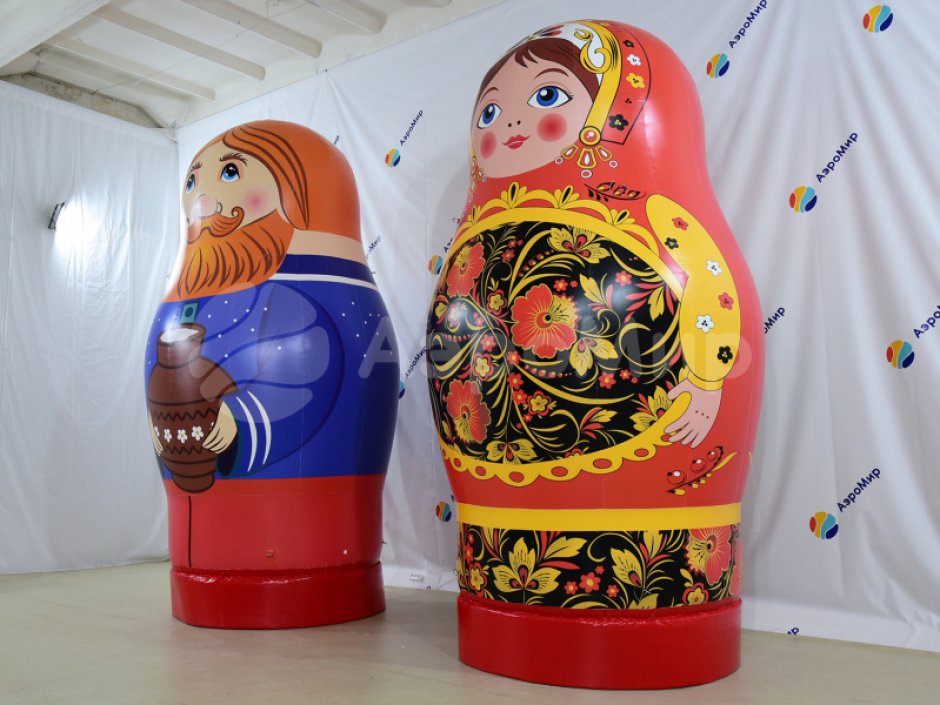 Надувная Русская матрешка — большие матрешки, авторский дизайн