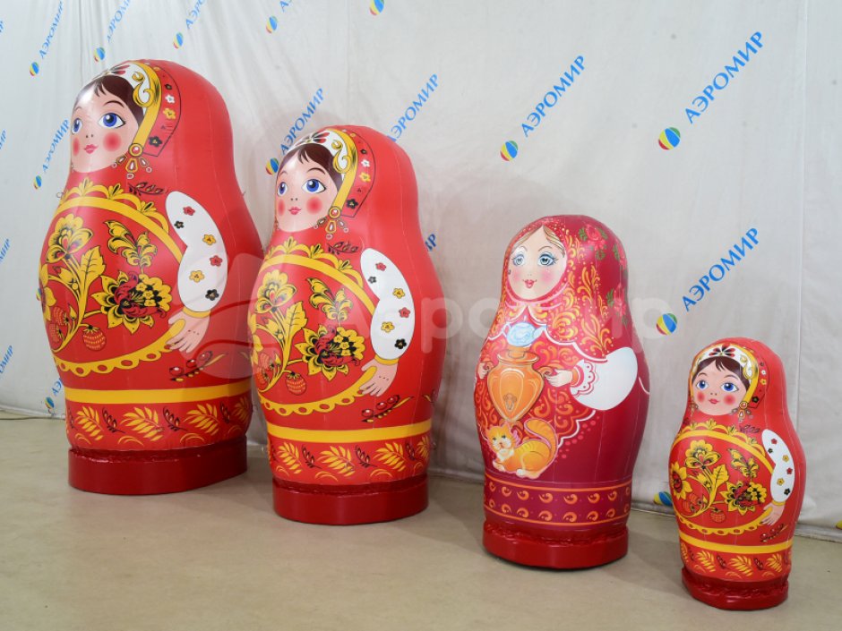 Надувная Русская матрешка — большие матрешки, авторский дизайн