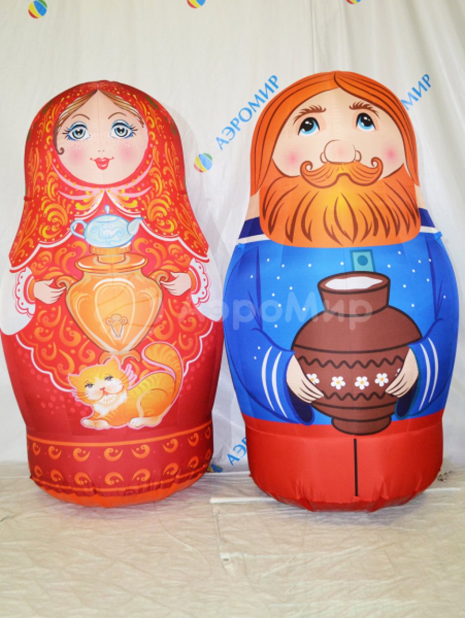 Надувная Русская матрешка — большие матрешки, авторский дизайн